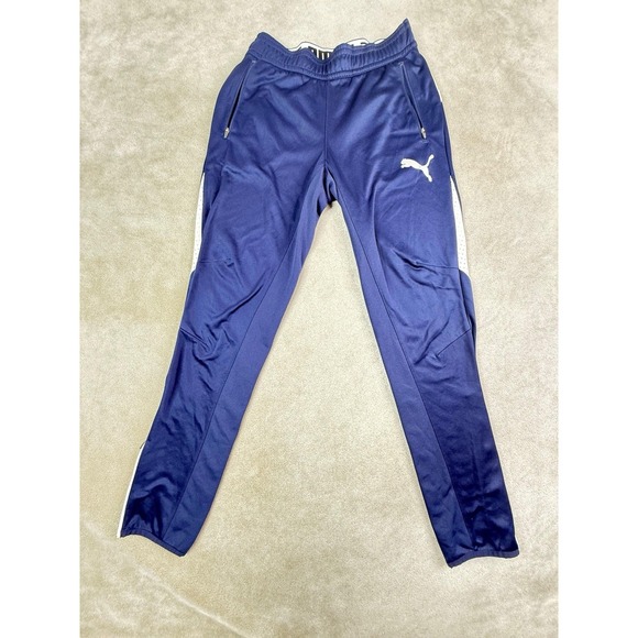 Puma Other - Puma Track Joggers Navy Blue Pants Men's Size Medium